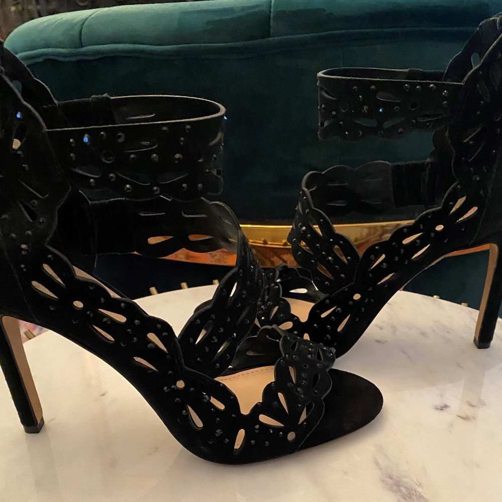 Vince Camuto Katalina Heels, Black, 6.5